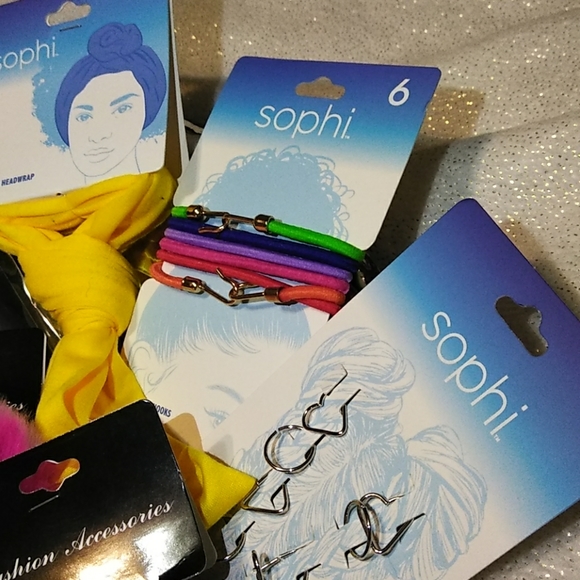 🦄NWT 6 PIECE HAIR ACCESSORIES SET W/MERMAID OR 🦄 - Picture 6 of 8